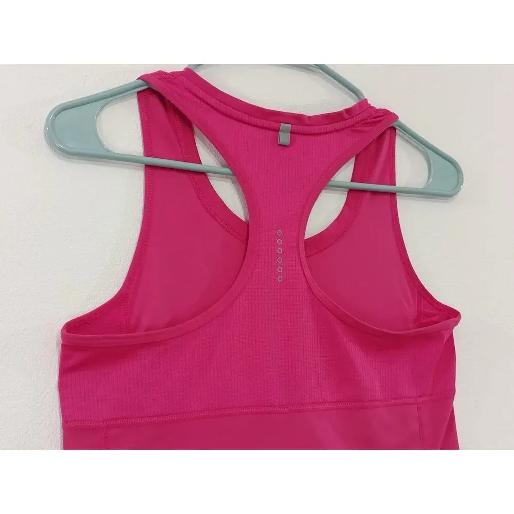 Nike Dri-Fit Women's Running Tank Top Bright Pink Size Small